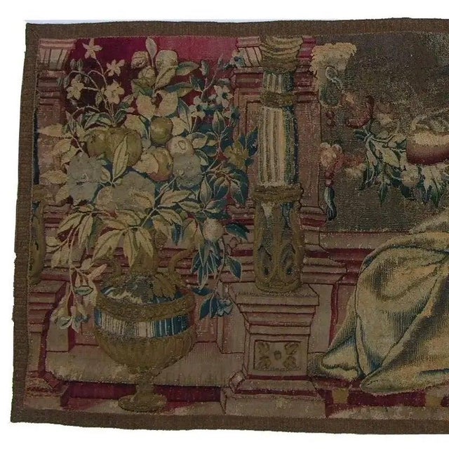 Textile Antique 17th Century Brussels Tapestry For Sale - Image 7 of 9
