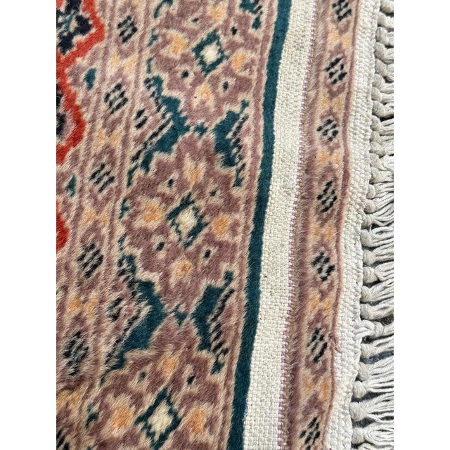 Pretty small vintage Pakistani rug with nice geometrical design in style of Turkmen rugs, and beautiful colours with...
