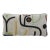 Clarence House Velours Klee Beige Modern Geometric Feather/Down Pillow For Sale