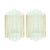 Stunning pair of glass wall lights from doria leuchten (germany, 1960s). High-end mid century modern lighting. Transparent...