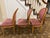 Rose Mid 20th Century Vintage Louis XVI Dining Chairs, Set of 6 For Sale - Image 8 of 12