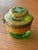 Victorian Moser Art Green Glass and Enamel Bohemian Dresser Box For Sale - Image 9 of 13