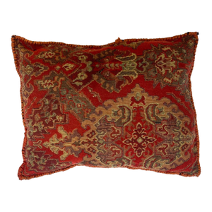 Pillow With Vintage Fabric , 1'2' X 1'4"