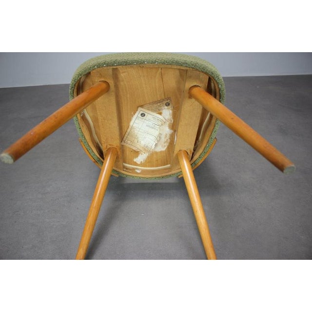 Brown Chair by Antonín Šuman for Tatra Nábytok, Former Czechoslovakia, 1960 For Sale - Image 8 of 9
