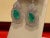 GIA Certified 8Ct Colombian Pear Emerald Diamond Hanging/ Drop Earrings 18K Gold, A Pair For Sale - Image 16 of 18