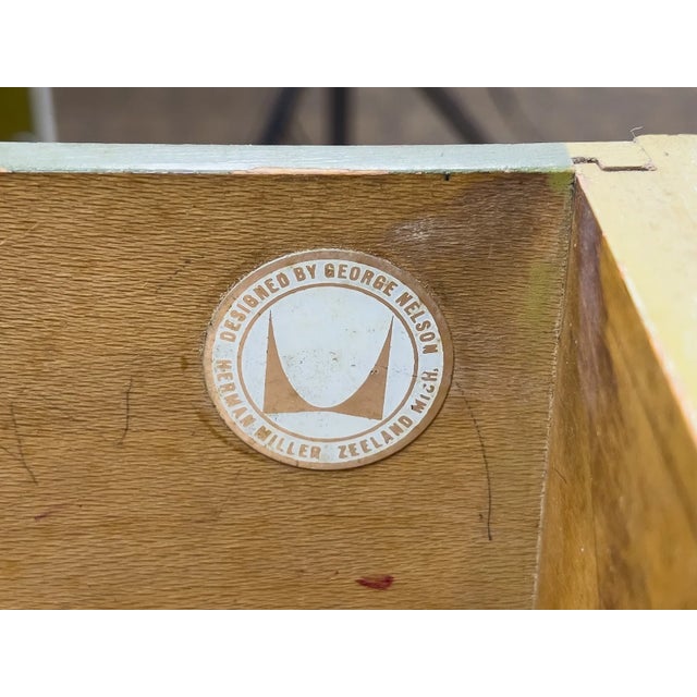1950s George Nelson for Herman Miller Steel Frame Case Desk For Sale - Image 9 of 13