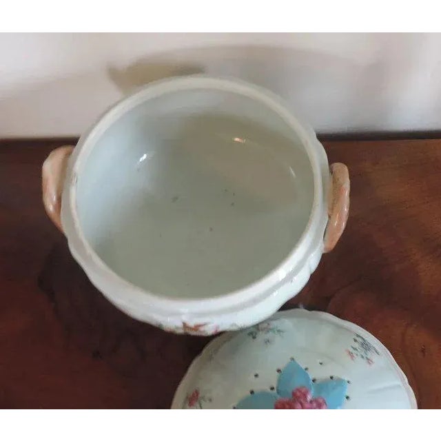 White 18th Century Chinese Export Porcelain Famille Rose Tureen & Cover For Sale - Image 8 of 11