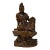 5.75" Hand-Carved Wood Cross Leg Bodhisattva Figurine Sculpture Tang Style Art For Sale