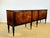 Metal Low French Modernist Sideboard in Marquetry by André Arbus, 1950s For Sale - Image 7 of 16