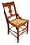 Antique Eastlake Victorian Walnut Dining Side Hall Accent Chair W Cane Seat For Sale - Image 11 of 16