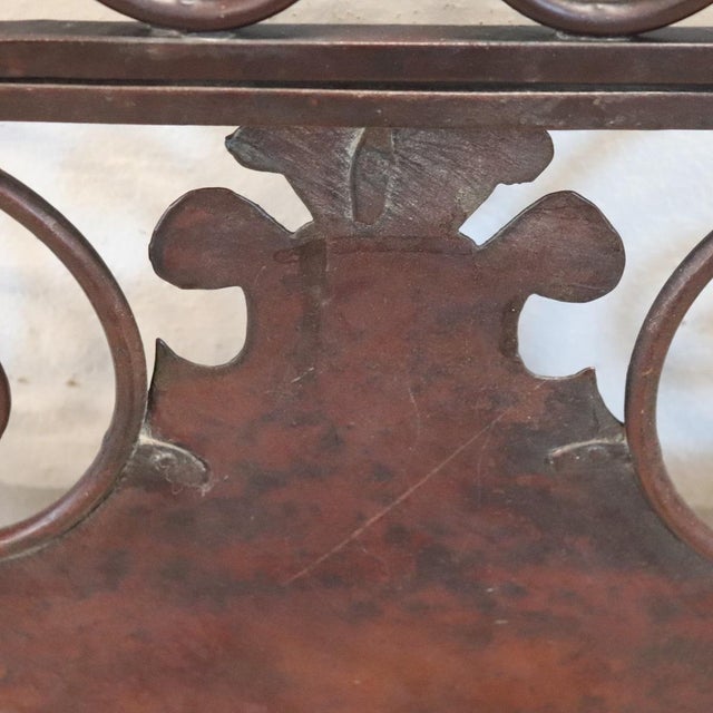 Antique Early 19th Century Headboards in Wrought Iron, Set of 2 For Sale - Image 16 of 18