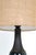 1970s Danish Model 1040 Table Lamp in Ceramic with Jute Lampshade from Søholm, 1960s For Sale - Image 5 of 16
