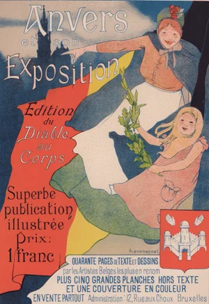 Henri Evenepoel, Anvers et son Exposition from Les Maîtres de L'Affiche, 1898, Original Lithograph