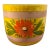 1970s Italian Yellow Glazed Terracotta Planter / Cachepot With Floral Motif For Sale