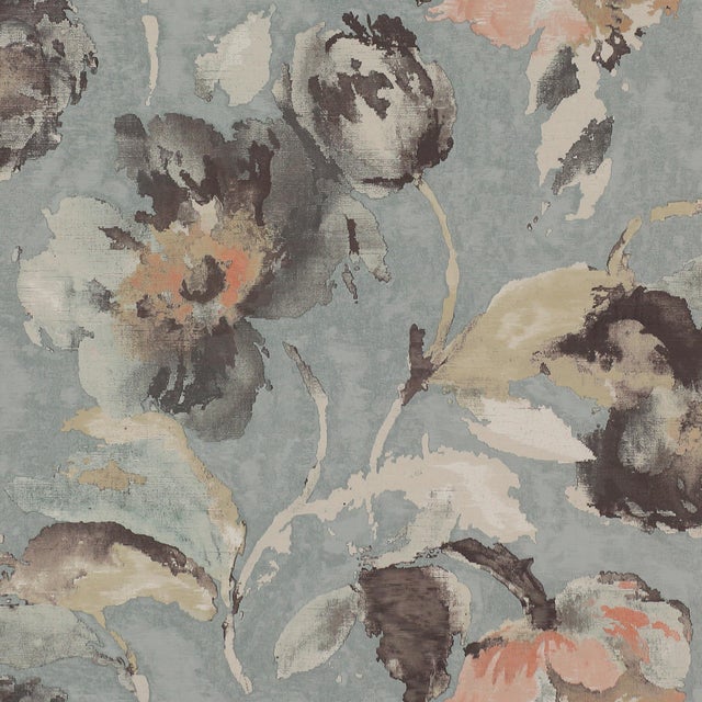 Beatrice Wallpaper - Silver | Chairish