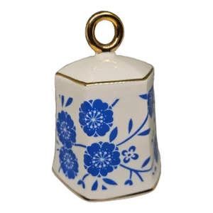 Vintage Calico Shafford Bell. 1980's