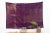 Large Vintage Purple Stripe Central American Throw For Sale - Image 9 of 9