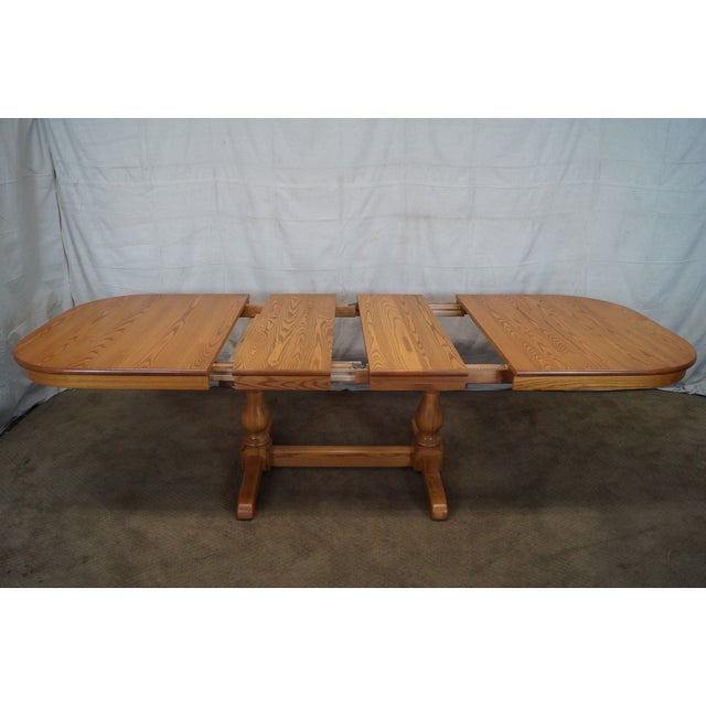 Early American Style Athol Oak Dining Set Chairish