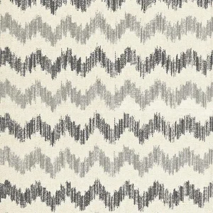 Schumacher Sierra Ikat Fabric in Zinc