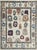 9x12 Sumptuous Fiona Ivory Abstract Floral Geometric Handknotted Wool Carpet Rug For Sale In New York - Image 6 of 7