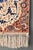 Blue 1970s Persian Isfahan Wool and Silk Hand Knotted Wall Hanging For Sale - Image 8 of 16