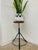 Vintage Industrial Stool With Solid Wood Round Seat and Metal Tripod Base For Sale - Image 10 of 10