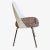 This Eero Saarinen for Knoll plastic-back side chair was reupholstered in a super fun mutli-color dot fabric. We offer...