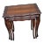 1920s Country French Walnut Nesting Tables – Antique Stacking Side Tables Set For Sale