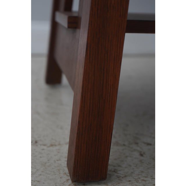 Stickley Mission Oak Oval Library Table For Sale In Philadelphia - Image 6 of 13