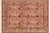 Shabby Chic 1990's Floral Pak-Persian Taupe/Pink Wool Rug - 6'0'' X 8'9'' For Sale - Image 9 of 9