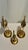 Metal 1970s Palm Beach Regency Solid Brass "Longevity" Crane Trio - Set of 3 For Sale - Image 7 of 10