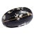 Japanese Hand Carved Melon Form Black Lacquered Box For Sale