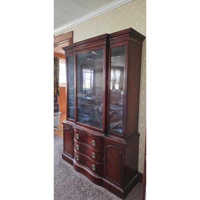 Wood Mid-Century Mahogany Drexel Cabinet For Sale - Image 7 of 8