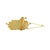 Modern Vintage 14k Yellow Gold Chain Mesh Purse Charm Pendant For Sale - Image 3 of 3
