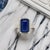 Traditional Sapphire Diamond Ring Size 6.25 14k Gold 6.84 TCW Certified For Sale - Image 3 of 13