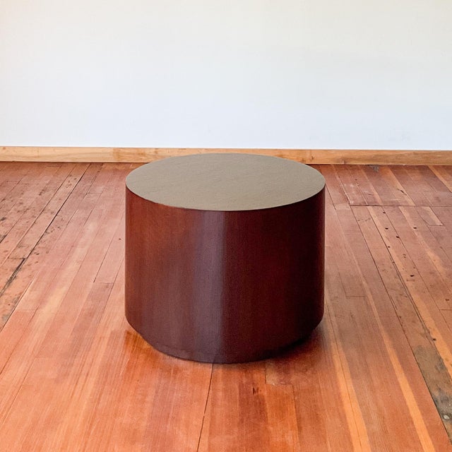 Mid-Century Modern Mid 20th Century Drylund Attributed Rosewood Drum Side Table For Sale - Image 3 of 9