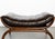 Set of Bamboo and Leather Lounge Chair and Ottoman, 1970s For Sale - Image 4 of 18