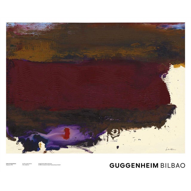 Abstract Helen Frankenthaler Requiem 1992 Official Exhibition Poster For Sale - Image 3 of 3