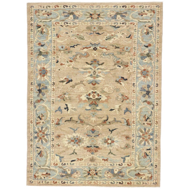 Persian Sultanabad Rug - 06'11 X 09'04 For Sale - Image 10 of 10