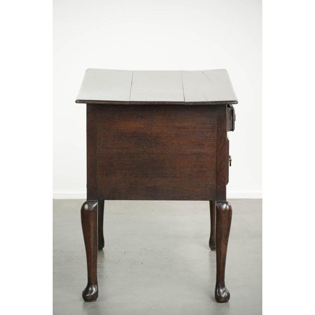 18th Century English Oak Lowboy For Sale - Image 4 of 12