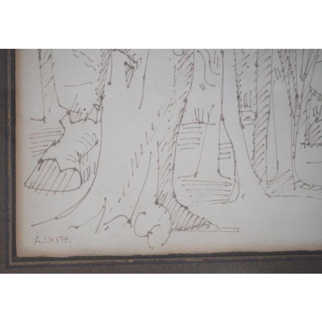 André Lhote, Walk in the Forest, Original Drawing For Sale - Image 8 of 9