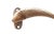 Antiqued Brass Fish Cabinet Pulls, a Pair For Sale - Image 4 of 5