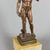 Metal Sculpture of David in Bronzed Metal on Marble Base after Michelangelo, 20th Century For Sale - Image 7 of 13
