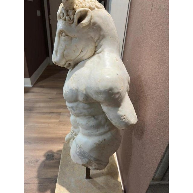 Unknown, Minotaur, 17th Century, Marble For Sale - Image 5 of 12