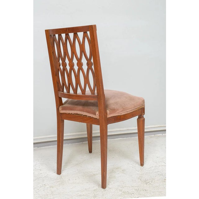 Set of Eight Continental Dining Chairs in the Neoclassic Manner For Sale - Image 9 of 11