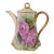 1940s Signed Hutschenreuther Coffee Pot With Pink Flowers For Sale