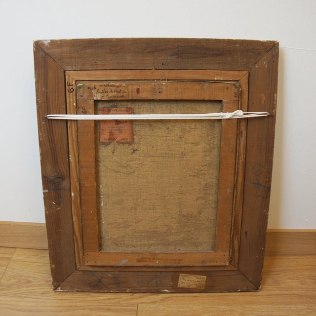 1920s A Delhomme, Entrance to the Castle in Bonneuil, 1920s, Framed For Sale - Image 5 of 8