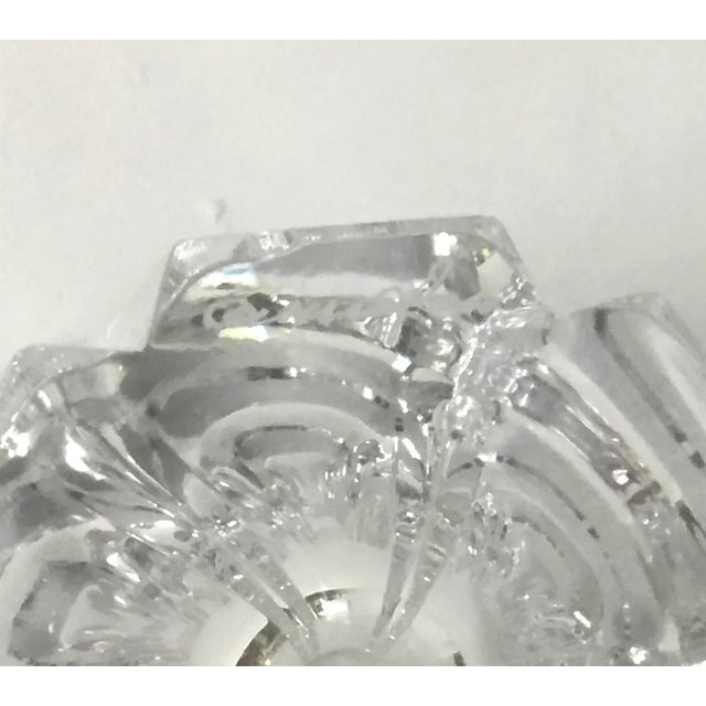 Glass 1980s Orrefors “Corona” Crystal Vase For Sale - Image 7 of 8