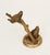 Pair of sparrows on a branch Animal bronze sculpture, produced 1910/30. Two sparrows, one perched on a branch....