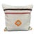 Turkish Hemp Pillow Cushion Natural Beige Orange Cushion Cover 20"x20" For Sale